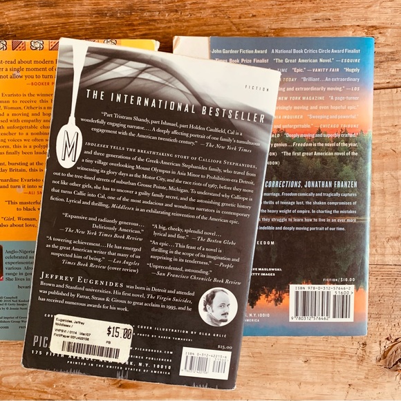 Novels—Freedom, Middlesex, Girl, Woman, Other (Set of 3) - Picture 6 of 9